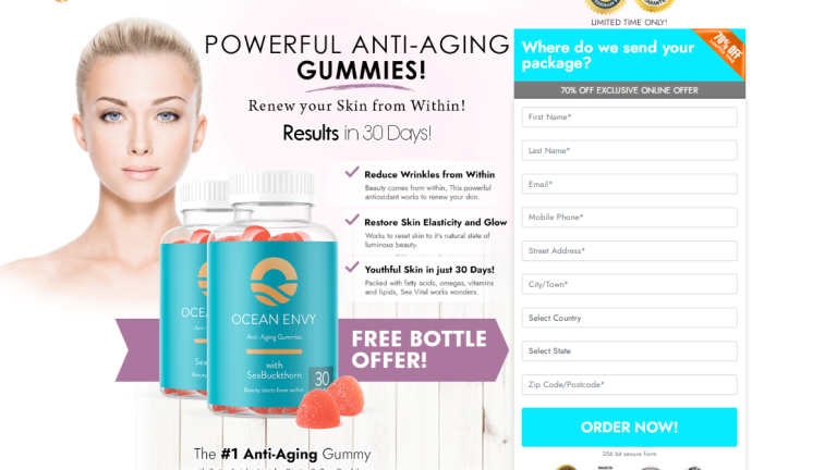 Ocean Envy Anti-Aging Gummies